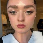 Maisie Williams Instagram - Annie Lennox, trinket knickers, paper clips, scary faces, and toast. here are some of my unimaginable looks from the week. now i shall retire from social media until Paris x Make up: @zoetaylormakeup and @barikhalique Hair: @bentalbott @claire__grech and @christophergatthair Thank you @harris_reed @maisonmargiela @harry_lambert @stefan_cooke @chopovalowena @missomalondon @mainslondon @simonerocha_ @fairmonthotels @thesavoylondon The Savoy Hotel, The Strand, London