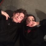 Maisie Williams Instagram - happy birthday, bad boy bill 🤍 we used to be so young and so hot 🥵 @billmilner Hackney, London