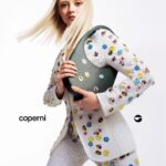 Maisie Williams Instagram - 🍎🍏Arnaud, Seb and i have been quietly working on a sustainable bag together and i’m so pleased to finally share what we created ! based on their iconic ‘swipe bag’ our new edition is made from apple leather and comes with 5 little apple sticker pins for you to customise yourself ! we also added a shoulder strap to the larger version so now u can hold your cigarette and your glass of wine at the same time and know that your bag will be safe 🚬🍷🔒 i have loved making this collaboration with Coperni. i hope you love the bags and i hope this pushes more people to both shop and produce with materials that contribute towards a more sustainable future 🌱🌞♻️ @coperni @arnaud_vaillant @sebastienmeyer @gorkapostigo @helenatejedor @louisghewy @vanessa_bellini_ @cam.t.artist Paris, France