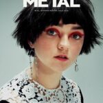 Maisie Williams Instagram - low-key, high-key, f-sharp major key obsessed w this cover for @metal_magazine 🐞 👵🏻 🦇 🕷 👦🏻 shot by: @teddyiborra styled by: @monicazaframata casting: @tidecasting makeup: @anatakonyourface hair: @shun.hairhead London, United Kingdom