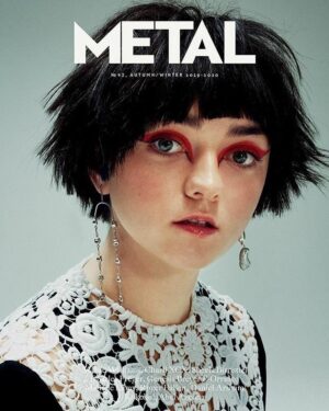 Maisie Williams Instagram - low-key, high-key, f-sharp major key obsessed w this cover for @metal_magazine 🐞 👵🏻 🦇 🕷 👦🏻 shot by: @teddyiborra 
styled by: @monicazaframata 
casting: @tidecasting 
makeup: @anatakonyourface 
hair: @shun.hairhead