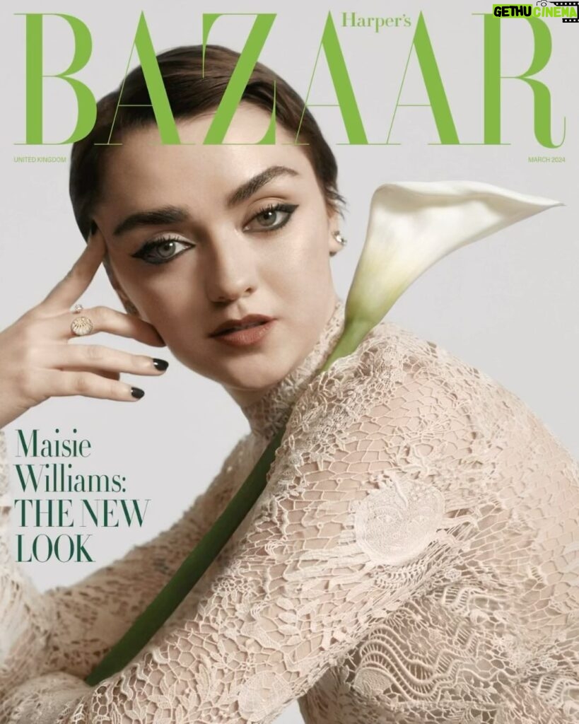 Maisie Williams Instagram - For our March issue, @bazaaruk and @bazaaraustralia have collaborated to bring you #MaisieWilliams. As the British actress graces our screens playing Christian Dior’s heroic sister Catherine in a new TV series, she talks to @JustinePicardie - on whose book her character is based – about fashion, family and the triumph of love over fear. The March issue is on newsstands nationwide now in the UK and launches February 26 in Australia. ‘The New Look’ launches on AppleTV+ on February 14. @maisie_williams wears @dior EIC @lydiasmag Photography @agatapospieszynska Stylist @charlieharringtoncreative Creative Director @tom_houseofusher Fashion Director @avrilmair Picture Director @izzyparrylewis Talent Director @lottielumsden Hair @bentalbott Make-up @barikhalique Nails @nailsbymh Picture Production Editor @gemmalucia_shootproducer Fashion Assistant @crystallecox @jesss_milller Photographed at Raffles London at The OWO @raffleslondon.theowo @theowo.london