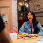 Maitreyi Ramakrishnan Instagram – I can’t believe I got to work with @timhortons to help launch their NEW Dream Cookies! Seriously, I can’t believe it because it really doesn’t feel like work when you’re partnering with a brand that truly is such a key part of how you’ve grown up (because I’m a Mississauga Suburban gal). I’ve always been team cookies, so this partnership was so perfect throughout the whole process. Being able to shoot a commercial (that also has my brother in it?!) and host so many lovely folks for a tasting event at the Tim Hortons Test Kitchen was a blast. To be very honest, it felt like a wedding between me and Tim Hortons and honestly I’m okay with that. If you get the chance to try out the new Dream Cookies, let me know! Or let me know your favourite items from Tims. ALL THE DREAM COOKIES AND AN EVERYTHING BAGEL TOASTED WITH HERB AND GARLIC CREAM CHEESE FOR THE WIN!❤️🇨🇦