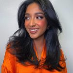 Maitreyi Ramakrishnan Instagram – throwback (because I definitely don’t look as glamorous right now🍊)