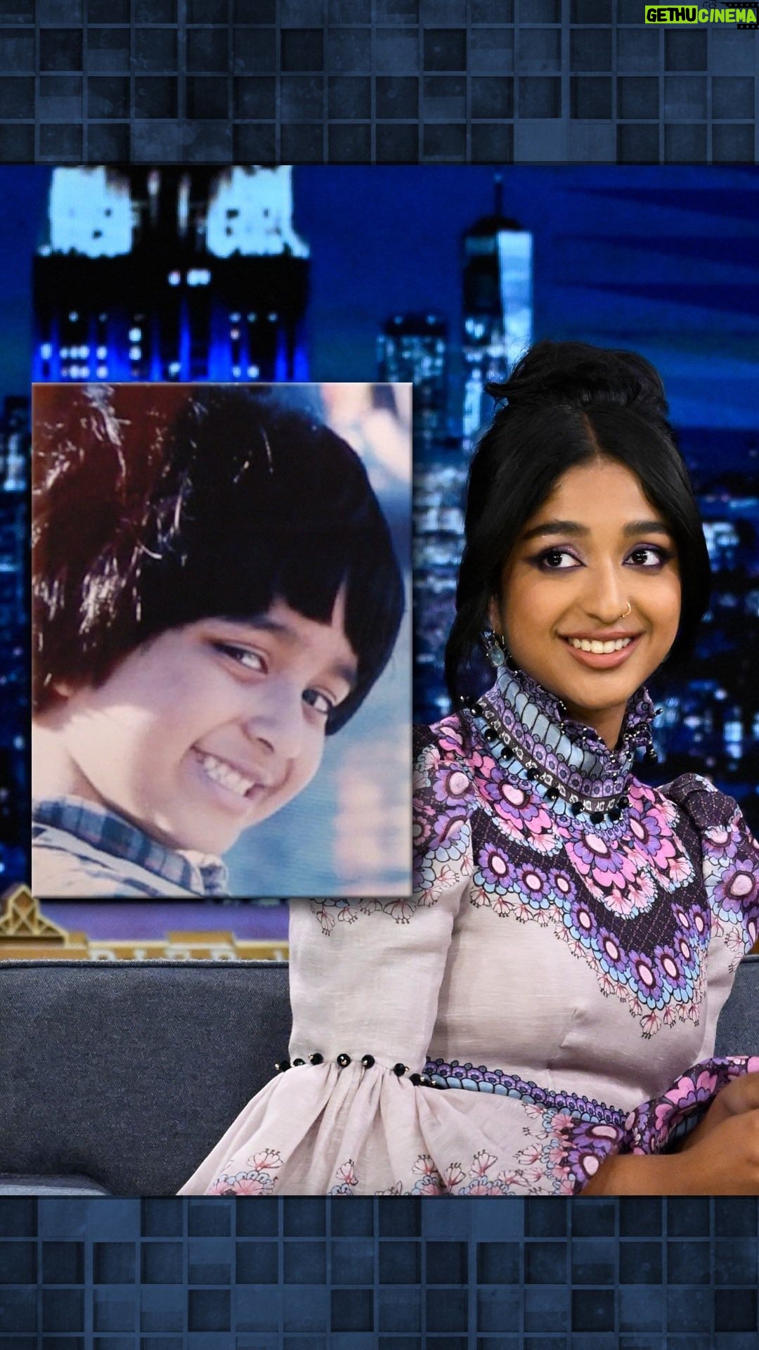 Maitreyi Ramakrishnan Instagram - @maitreyiramakrishnan on starring in @neverhaveiever: “This is my first job!” #FallonTonight