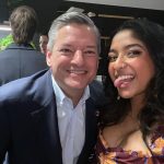 Maitreyi Ramakrishnan Instagram - Had a blast celebrating the new @netflixca office in Toronto! Thank you for inviting my Mississaugan self. My house warming gift is in the mail I swear🛋️🪴❤️(ALSO THERES A ROOM NAMED AFTER DEVI?? WHAT??) 📸: courtesy of George Pimentel/Netflix