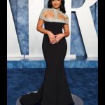 Maitreyi Ramakrishnan Instagram - till next year @vanityfair 🖤💎✨ Vanity Fair Oscar Party