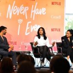 Maitreyi Ramakrishnan Instagram - Very grateful to have been able to speak about the importance of diversity and representation in media with Bela Bajaria at the Canadian embassy in DC. Discussing the key role of education and recognizing that story telling can be just as effective as statistics, I am very excited for the future of film and TV❤️🇨🇦