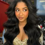 Maitreyi Ramakrishnan Instagram - this face card is sponsored by my glam team @juliavng @priyakumarihmua 💇🏾‍♀️💄✨