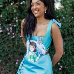 Maitreyi Ramakrishnan Instagram – can I have some commotion for the dress (from @atasan_studio)💙🐉✨

📸: @bonnienichoalds