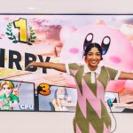 Maitreyi Ramakrishnan Instagram - A wild Maitreyi has appeared!⚡️ @thrillist got to write an article about me while I ran around the @nintendonyc store like a kid in a candy store. Be sure to check out me being a PEAK nerd🥹❤️ 📸: @colesaladinophoto