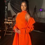 Maitreyi Ramakrishnan Instagram – 🧡

tb to my outfit for @soulofanation and the amazing special “The New Face of Hollywood” which you can watch on @hulu🧡 Check it out to see myself and a bunch of amazingly talented actors talk about representation and more!