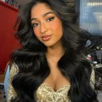 Maitreyi Ramakrishnan Instagram - this face card is sponsored by my glam team @juliavng @priyakumarihmua 💇🏾‍♀️💄✨