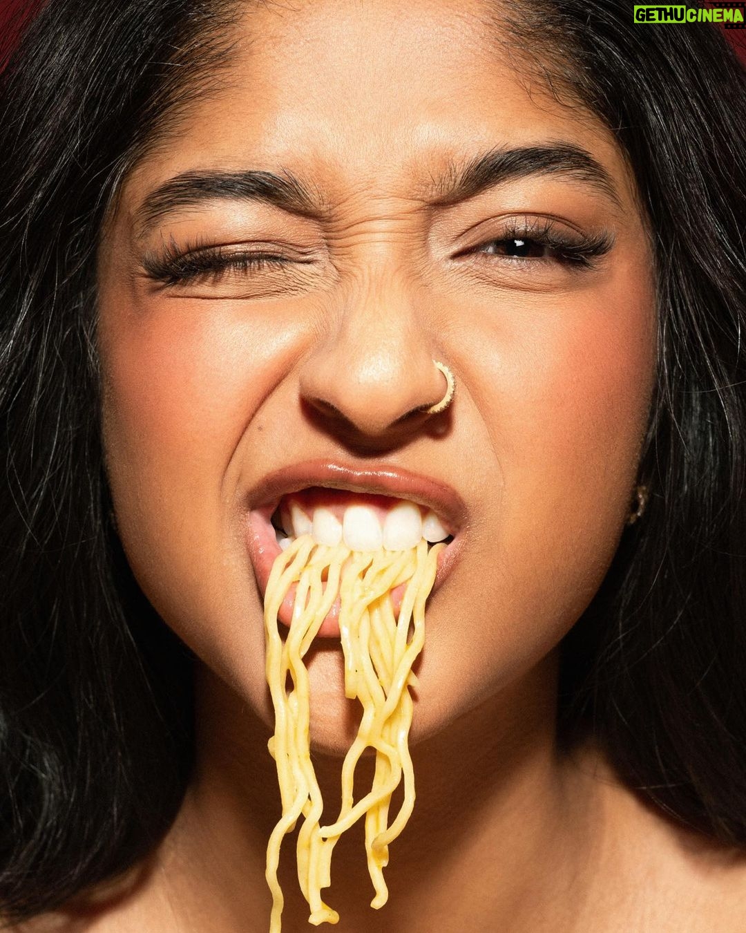 Maitreyi Ramakrishnan Instagram - @ojiseichi presents Ramen-Krishnan starring @maitreyiramakrishnan . Two worlds collide to celebrate family, community and inclusivity through Toronto’s diverse food culture. Coming 02.07 #RamenKrishnan Toronto, Ontario