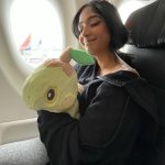 Maitreyi Ramakrishnan Instagram – always gotta go to the Nintendo store when in NYC (swipe to see my new tattoo🧚🏽✨) NintendoNYC