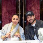 Majid Al Muhandis Instagram - نورتنا الملكة مع حبيب قلبي عرابنا ابو فواز❤️❤️ @ahlamalshamsi @salemalhendi #بروفات_ليلة_البرنس_والعمالقة