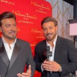 Majid Al Muhandis Instagram - Just hours ago, Saudi-Iraqi singing sensation #MajidAlmohandis came face-to-face with his doppelgänger at #MadameTussauds Dubai. Be the first to see his reaction to his wax statue now! #VogueArabia قبل ساعات معدودة، التقى نجم الغناء السعودي العراقي #ماجد_المهندس شبيهه وجهًا لوجه بمتحف #مدام_توسو في دبي. كونوا أول مَن يشاهد رد فعله على تمثاله الشمعي الآن! #ڤوغ_العربية