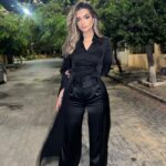 Malak Ahmed Zaher Instagram – From the closing ceremony of ICCE X Samsung 🖤✨ 
@samsungegypt 

Outfit @__mamzi__ 
Makeup @dinaelkasheff 
Hair @alfredandmina
