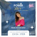 Malak Ahmed Zaher Instagram – الفنانة الشابة #ملك_أحمد_زاهر هتنورنا في ملتقى “جيرلز سبيس” المقرر إقامته في جاليريا الشيخ زايد يومي الجمعة والسبت 23 و 24 فبراير ❤️
New Announcement Reveal! 🌟This year, we are thrilled to introduce the Women in Action edition of The Power of Her event! 🎉 Join us on February 23rd and 24th at Galleria 40 for an inspiring gathering celebrating the achievements and impact of remarkable women.

🎙️ Meet Malak Ahmed Zaher, the talented Egyptian actress who has graced both television and film screens. You might recognize her as Raghda from the TV series Outsider Bloodline or as Malak in the delightful 2008 musical comedy film Captain Hima.

Meet Malak Ahmed Zaher, the talented Egyptian actress who has graced both television and film screens. You might recognize her as Raghda from the TV series Outsider Bloodline or as Malak in the delightful 2008 musical comedy film Captain Hima.

Malak’s passion, resilience, and dedication to her craft make her a true role model for aspiring women in the entertainment industry. Don’t miss this opportunity to hear her insights and be part of the Women in Action movement!

Mark your calendars, spread the word, and get ready for an empowering experience. Let’s celebrate the strength, creativity, and brilliance of women together! 💪🚀

👉 Stay tuned for more updates and surprises. See you at Girls Space! 🌟