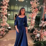 Malak Ahmed Zaher Instagram – In my ultimate favorite color💙✨ 

👗@eslam_saad_designer 
💄 @dinaelkasheff 
💇🏻‍♀️ @alfredandmina 
💎 @iramjewelry_