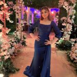 Malak Ahmed Zaher Instagram – In my ultimate favorite color💙✨ 

👗@eslam_saad_designer 
💄 @dinaelkasheff 
💇🏻‍♀️ @alfredandmina 
💎 @iramjewelry_