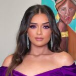 Malak Ahmed Zaher Instagram – Dolled up 💜✨ 

Styled by @mayajules 
Hair by @alfredandmina 
Makeup by @nesmamansourmakeup ✨