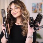 Malak Ahmed Zaher Instagram – Trying new techniques with the airwrapper💖
What do you think? 
Use my promo code  MALAKRB5for an EXTRA 5% OFF and join me and RUSHBRUSH®️ in supporting Palestine! A part of every purchase from RUSHBRUSH®️ will go to the Egyptian Red Crescent to deliver aid to children and families in Palestine.
#RUSHBRUSH #GetTheLush #BlackFriday #doubledourday 

اي منتج هاتشتروه هايروح نسبه منه للهلال الاحمر المصري عشان نساعد اخواتنا في فلسطين 🇵🇸❤️