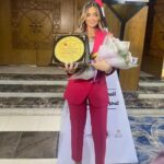 Malak Ahmed Zaher Instagram - سعيدة لاختياري اني امثل مبادرة مصر لمحو امية لغة الاشارة و اني اكون سفيرة لمبادرة راقية و مهمة زي دي و ان شاء الله نقدر بجد نعمل تغيير ملحوظ في محو امية لغة الاشارة💗 Extremely proud to be chosen as the Ambassador of the sign language literacy initiative in Egypt, this is a huge pleasure and i hope we really make a difference in Sign language literacy💞 Styled by @mayajules In @liliblancofficial suit✨ Hair by @alfredandmina Makeup by my 💗@lailaazaherr11
