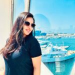 Malavika Menon Instagram - Break fasting ✌🏻🌈✨🕶️ Queen Elizabeth 2 Cruise Ship