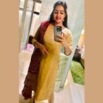 Malavika Menon Instagram - #dhanu 🙏🏻❤️ #special #occassion #gratitude #blessed #love #peace #lights #music Wearing @yla_designs