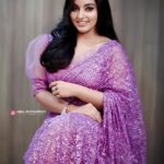 Malavika Menon Instagram - 💕💜 embracing the little lavender moments 💜💕 Mua @sreegeshvasan_makeupartist Clicks @amalputhuppadyoffical