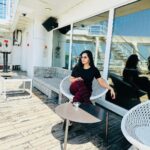 Malavika Menon Instagram - Break fasting ✌🏻🌈✨🕶️ Queen Elizabeth 2 Cruise Ship