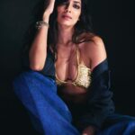 Malavika Mohanan Instagram - Nothing like a man’s watch ♥️ 😘’s to 📸 - @vaishnavpraveen Hair - @the.mad.hair.scientist Makeup - @rivieralynn Styled by @manishamelwani Team @iambidipto_ @kasliwalriddhi Bikini - @flirtatious_india Denims - @yproject_official Ear cuff - @noname.makings
