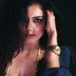 Malavika Mohanan Instagram - Nothing like a man’s watch ♥️ 😘’s to 📸 - @vaishnavpraveen Hair - @the.mad.hair.scientist Makeup - @rivieralynn Styled by @manishamelwani Team @iambidipto_ @kasliwalriddhi Bikini - @flirtatious_india Denims - @yproject_official Ear cuff - @noname.makings