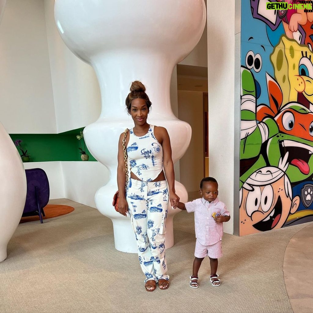 Malika Instagram - I envisioned the things that we would do together. The memories that we would create before we’re quickly both adults. Here we are at the beginning… And I’m tired lol Don’t ask me what I did, ask my 2yr old, Ace will tell you “I’m so happy!” Happy 1st Summer vaca Baby!