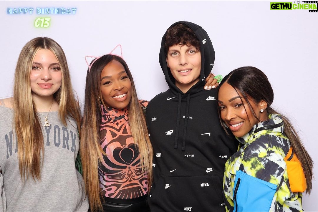 Malika Instagram - Had the absolute best time celebrating you Christian. I can believe you are 13, you’re beautiful heart reminds me of how mature and caring you are. I am so proud of you. It’s all up from here nephew HAPPY BIRTHDAY!!!