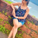 Malti Chahar Instagram - Omg! Who is this cute girl? 😜😂 Go Goa Gone😁 P.C.- @jyoti_chahar_03 😘 #relax #riseandshine #seaside #trip Goa City, India