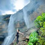 Malti Chahar Instagram - If you fall, fall like a waterfall ❤️ #fall #beautifull #waterfall #naturelovers P.C.- @arviyadav07 Kataldhar Waterfall