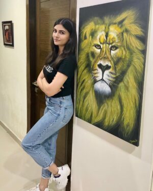 Malti Chahar Instagram - My first painting 🎨