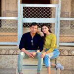Malti Chahar Instagram - Daddy’s girl 👧 Like father like daughter 😘❤️ Agra Fort