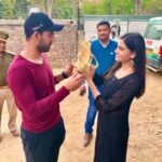 Malti Chahar Instagram – And that’s the best brother trophy for you @deepak_chahar9 😘😁 Agra, Uttar Pradesh