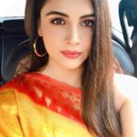 Malti Chahar Instagram - First time I wore saree in real life❤️ Others were from reel life😉 Agra, Uttar Pradesh