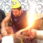Malti Chahar Instagram - Happy birthday cutie pie😘😘 @deepak_chahar9 Wish you all the happiness, more success and a loving Bhabhi 😉 P.S.- his head phones are on..as you all can see his iPad on right side..and pubg playing on it’s screen 🙄 When is it getting banned?😜