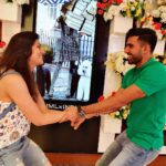 Malti Chahar Instagram - We always fight for the left profile😁 @deepak_chahar9 I love you 😘 #siblings #love