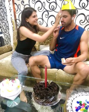 Malti Chahar Instagram - Happy birthday bro 🥳 and attack😈 
@deepak_chahar9 😘