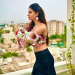 Malti Chahar Instagram - Live because you can. And live your best life. Dress by @label_ruchikothari Hair n makeup- @preeti_singla_makeovers #livelife #liveyourbestlife #love Chennai, India