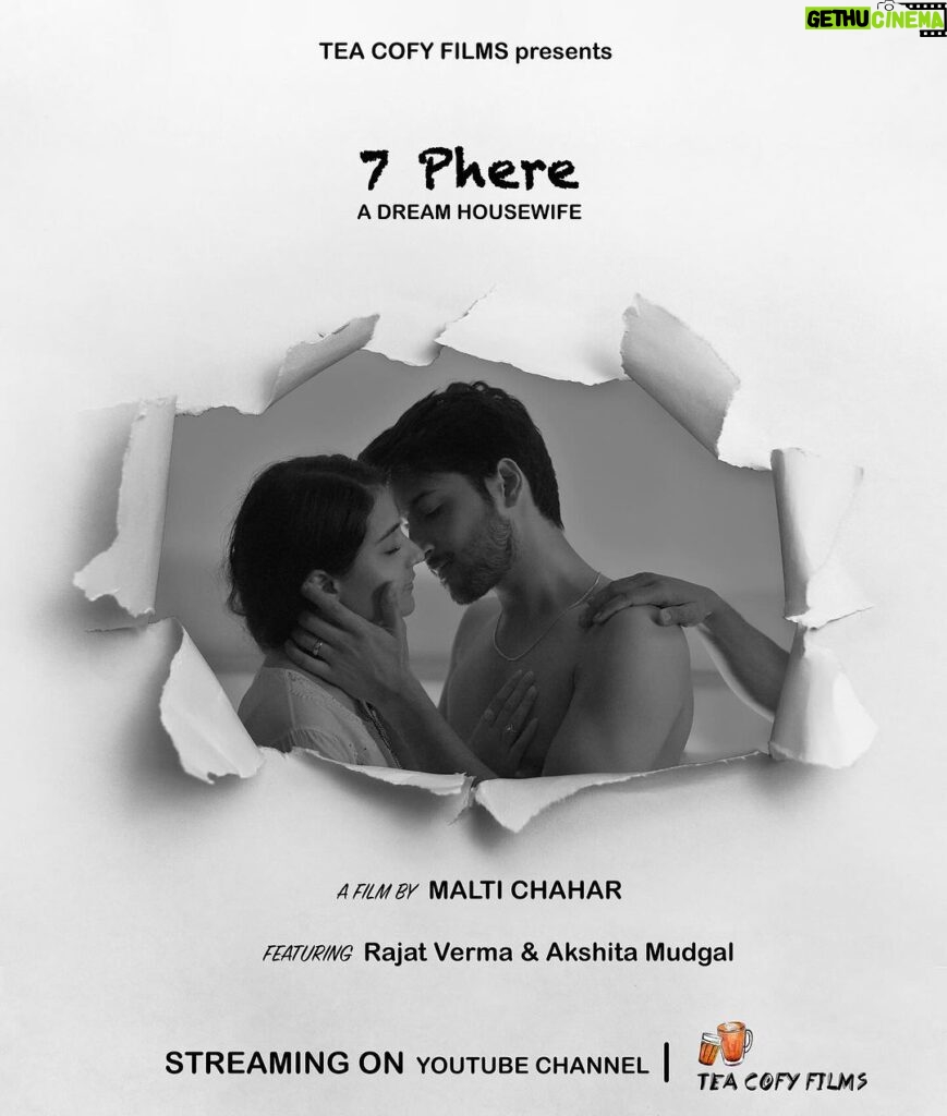 Malti Chahar Instagram - Cheating and lying are not accidents, they are choices! The wait is finally over.❤️ “7 Phere” starring @akshitamudgal as Sudha and @rajatverma05 as Dinesh is out now on ‘Tea Cofy Films’ Youtube channel. @teacofyfilms A film by @maltichahar! Link in bio! Also please do like, share and subscribe to the channel! 🙏 #7phere #love #story #marriage #story
