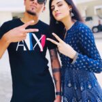 Malti Chahar Instagram - Happy birthday baby bro @rdchahar1 😘 More power to you😘 #happybirthday #mi #bleedblue 💙