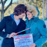 Malti Chahar Instagram - Beginning 2022 with our new Film ‘Ishq Pashmina’ ❤️ Har Har Mahadev 🙏🏻❤️ @maltichahar @arvind.pandey.1257 @mitulpatel.casting