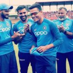 Malti Chahar Instagram - Proudest moment for the entire Chahar family, specially my father- their coach who has given his entire life to see them play for India💙 I am literally on top of the world😃 Amazing bowling bhai @deepak_chahar9😘😘 3-1-4-3❤️ And congratulations baby bro @rdchahar1 for India cap 🧢 and for your first wicket 😘 And yes you both were looking handsome 😉😘😘😘 #bleedblue #indiancricket #indiavswestindies #bowling #csk #mi #indiancricketteam #chahar #chaharbrothers
